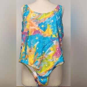 Rainbow Gold Cozzie One Piece Swimsuit
